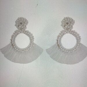 Earrings white NEW
